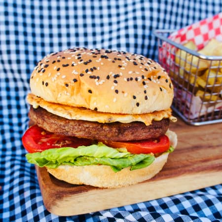 Chesse Burger costra de queso