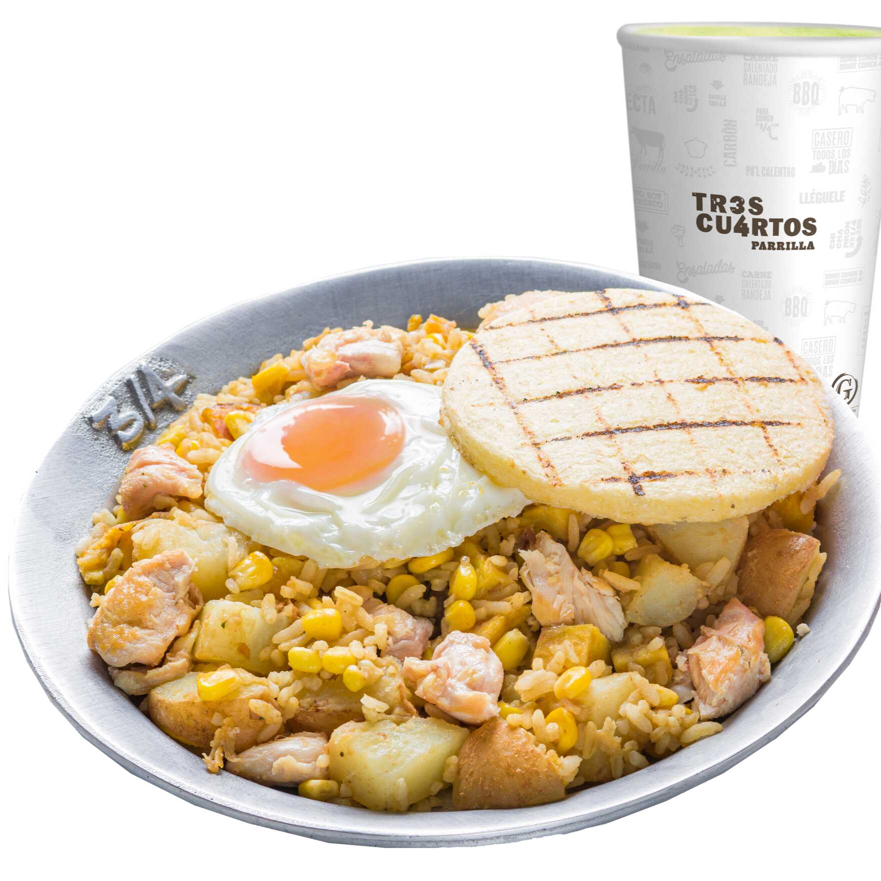 Calentado 3/4 de Pollo + Limonada