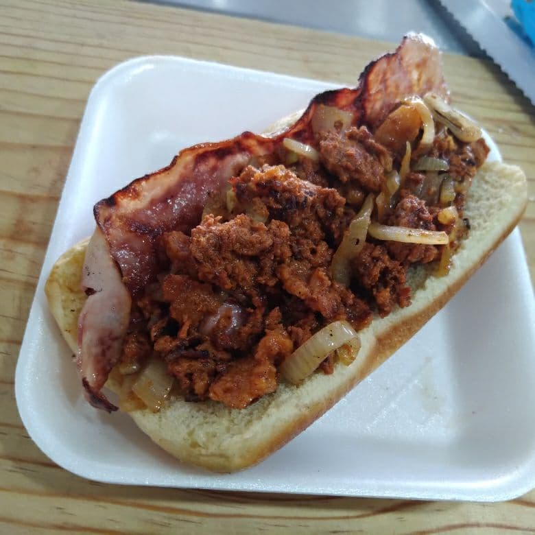 Hot Dog Súper de Carne al Pastor