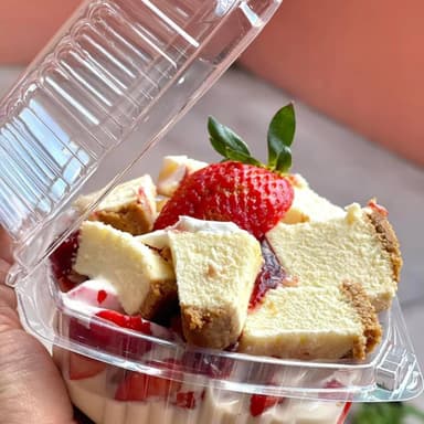 Cheese Cake con Fresas con Crema