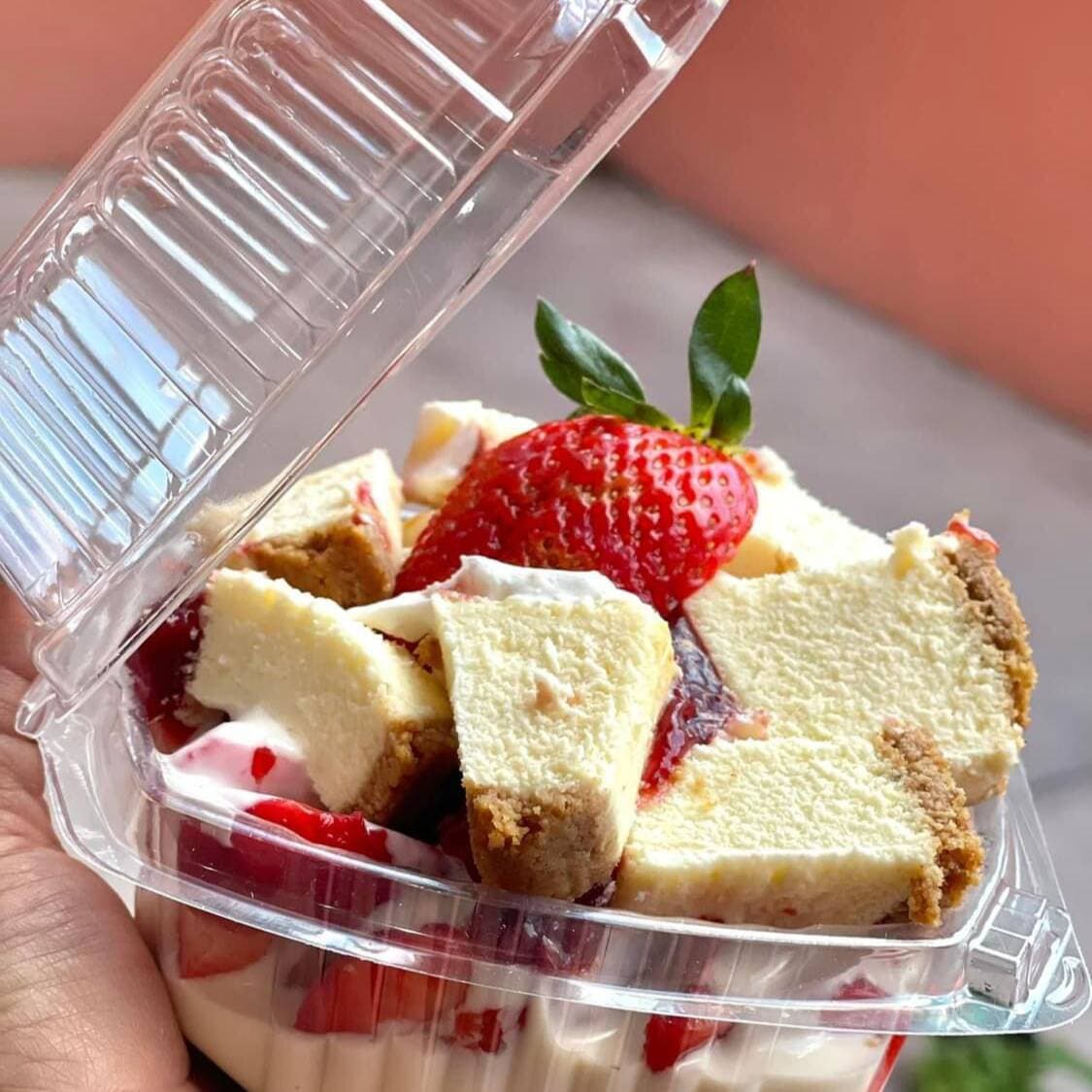 Cheese Cake con Fresas con Crema