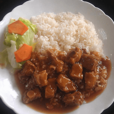 Arroz al Vapor de Pollo