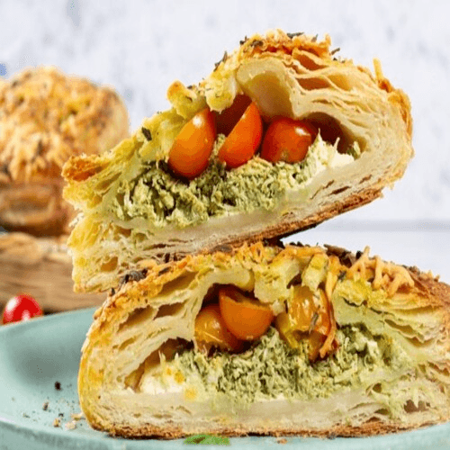 Pastel de Pollo y Pesto
