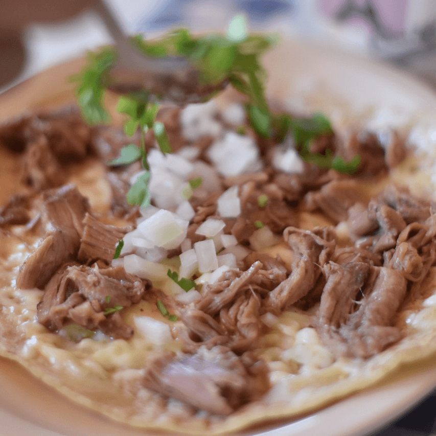 Quesadilla con Barbacoa