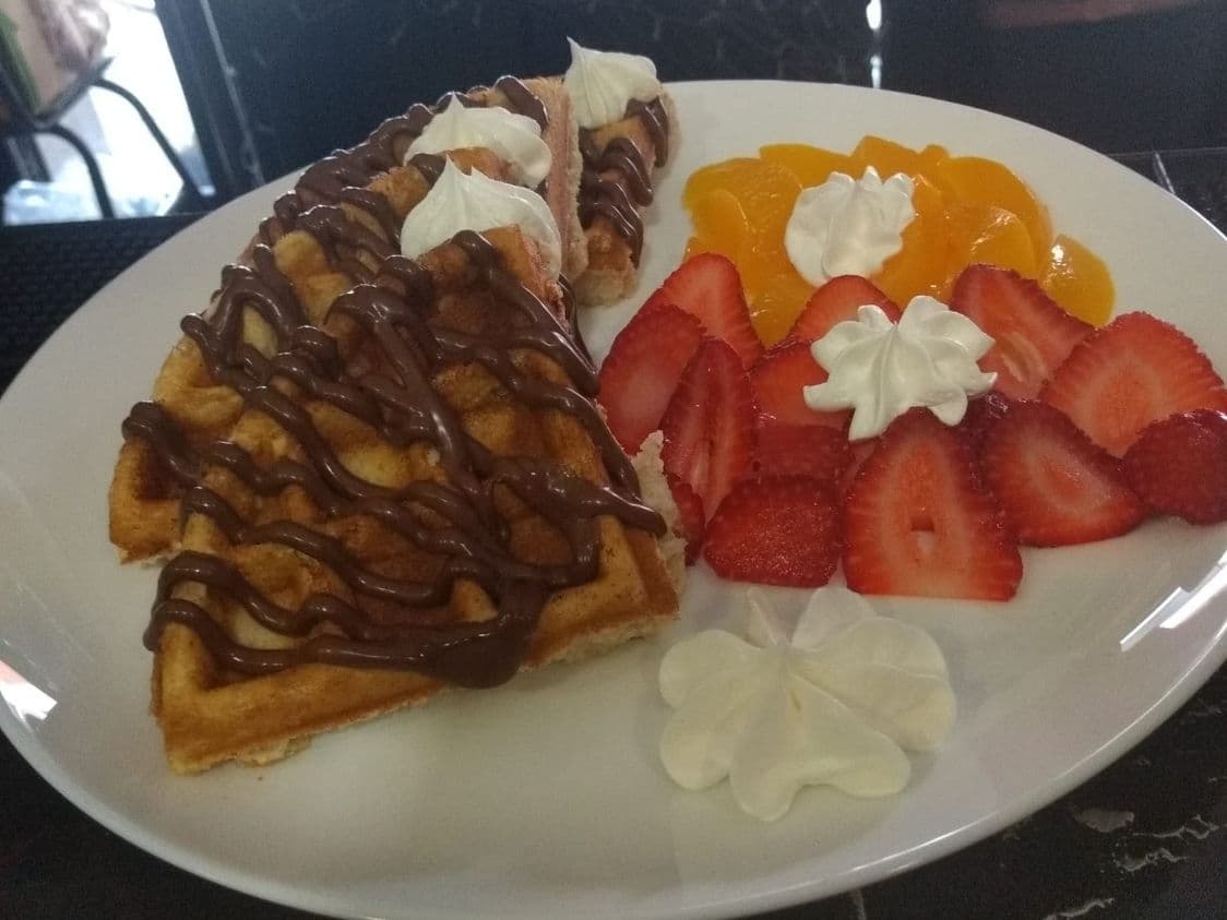 Waffle Frutal