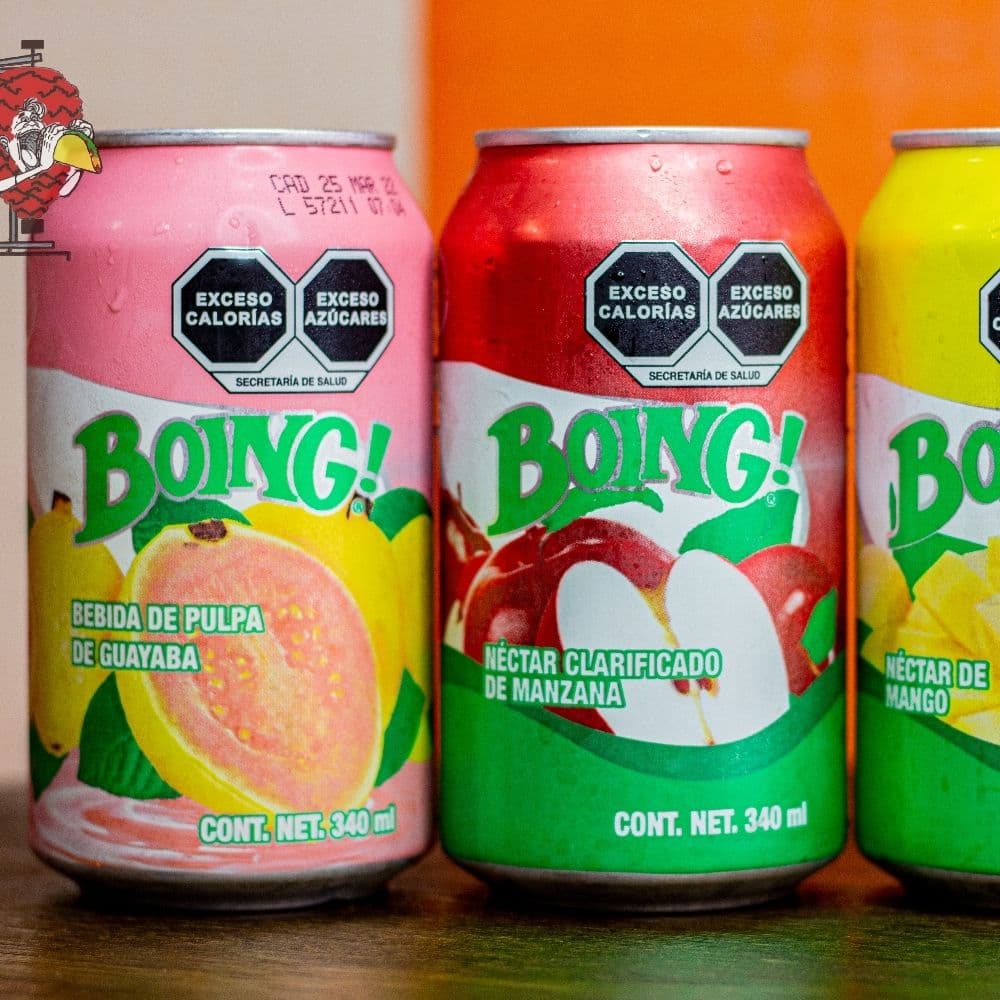 Jugos de lata Boing