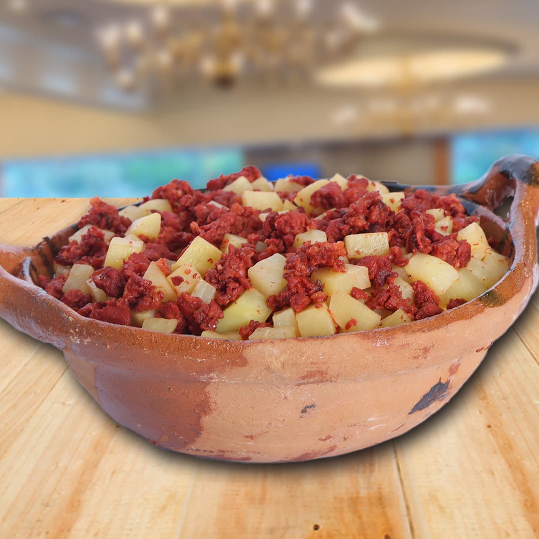 Cazuela papa con chorizo