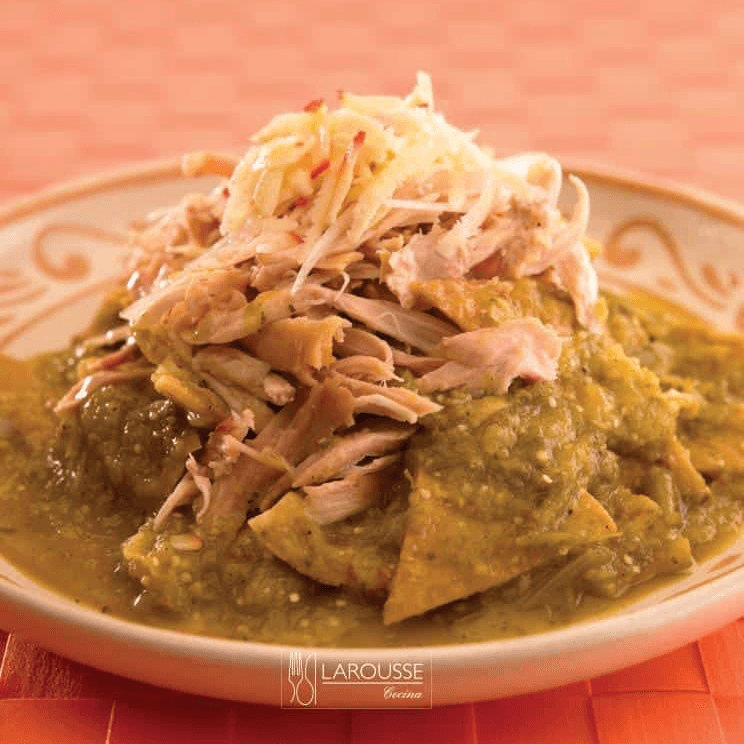 Chilaquiles con pollo