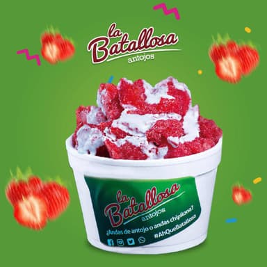Fresas con crema