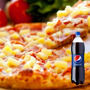 Pizza Personal 4 Porc + Bebida + Brownie