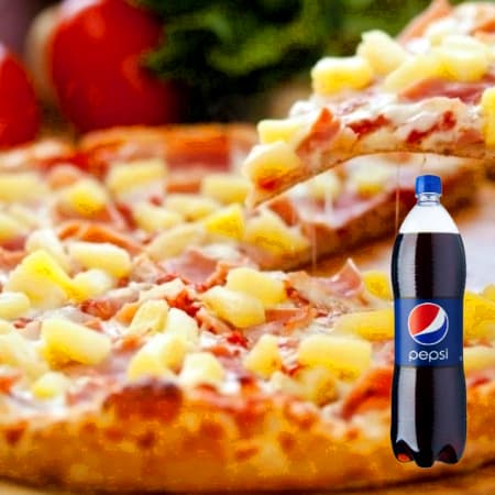 Pizza Personal 4 Porc + Bebida + Brownie