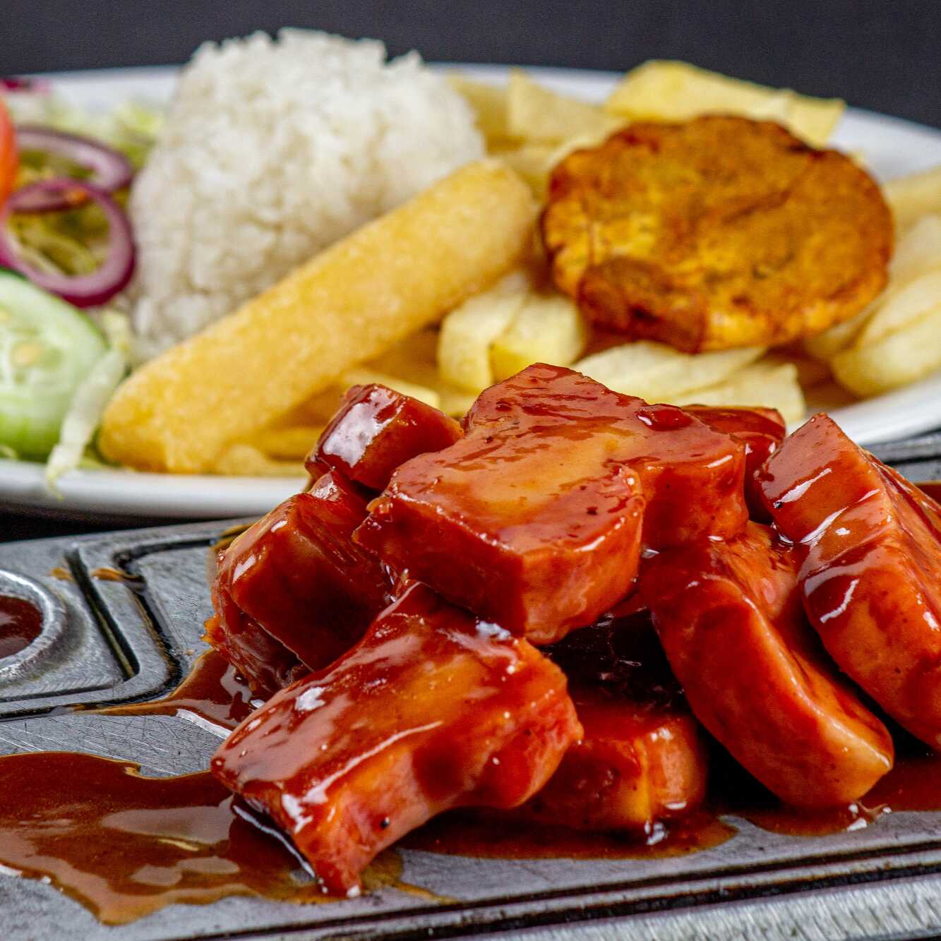 Costillas de cerdo BBQ