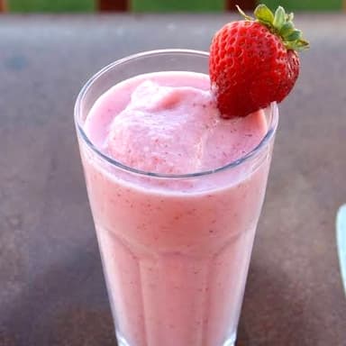 Licuado de fresa 16oz.
