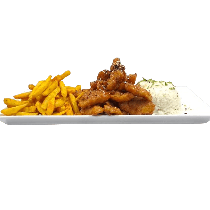 Fajitas de Pollo Empanizadas en Salsa Agridulce