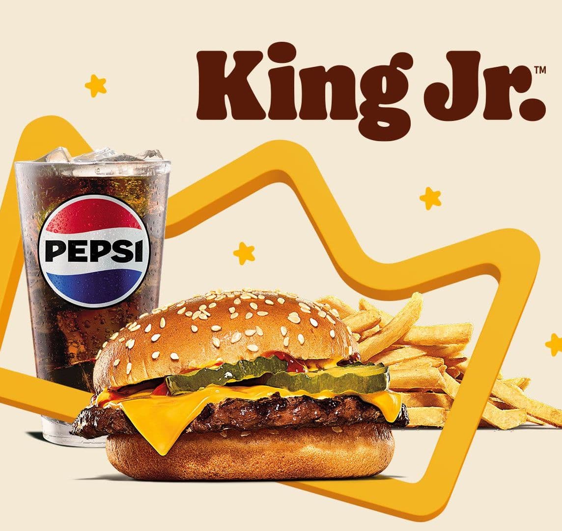 King Jr Hamburguesa con queso