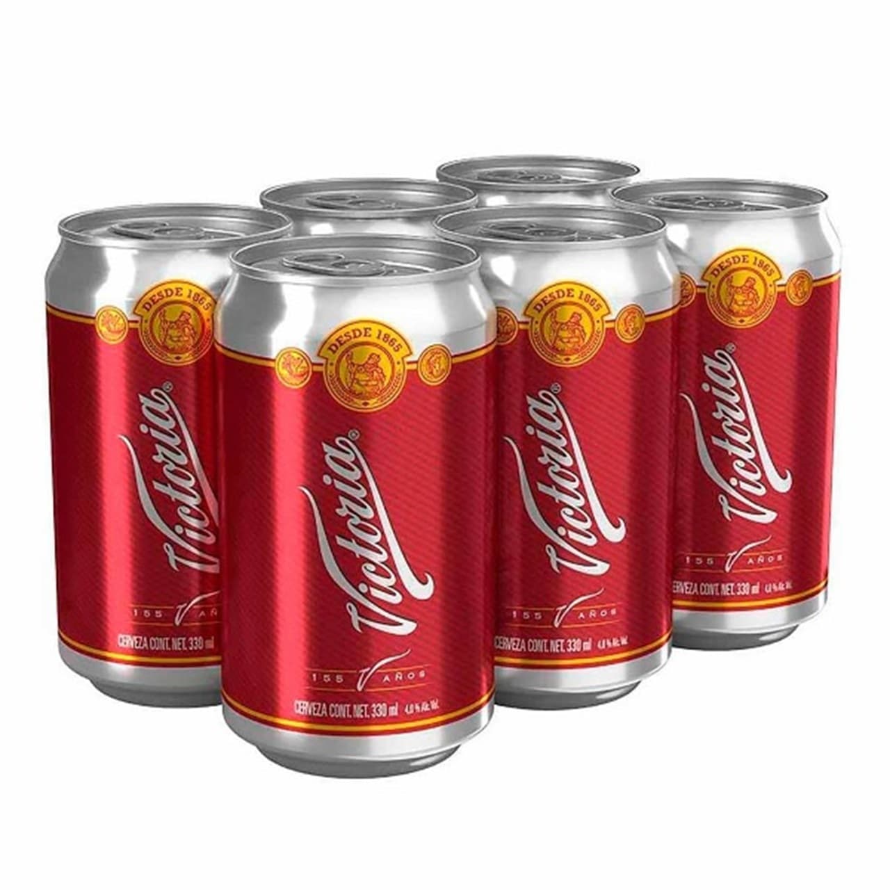 Victoria Cerveza Lata Six Pack 330 ml