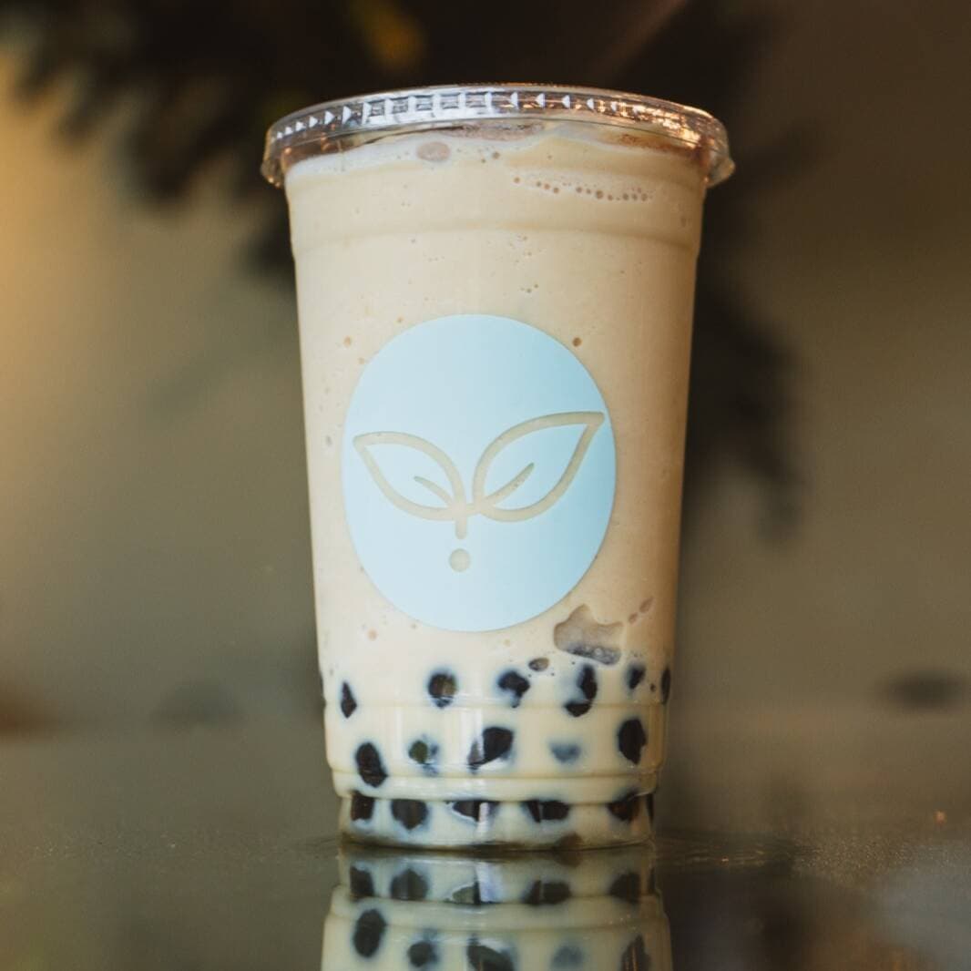 Frappe de chai con tapioca
