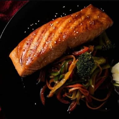 Salmón Teriyaki