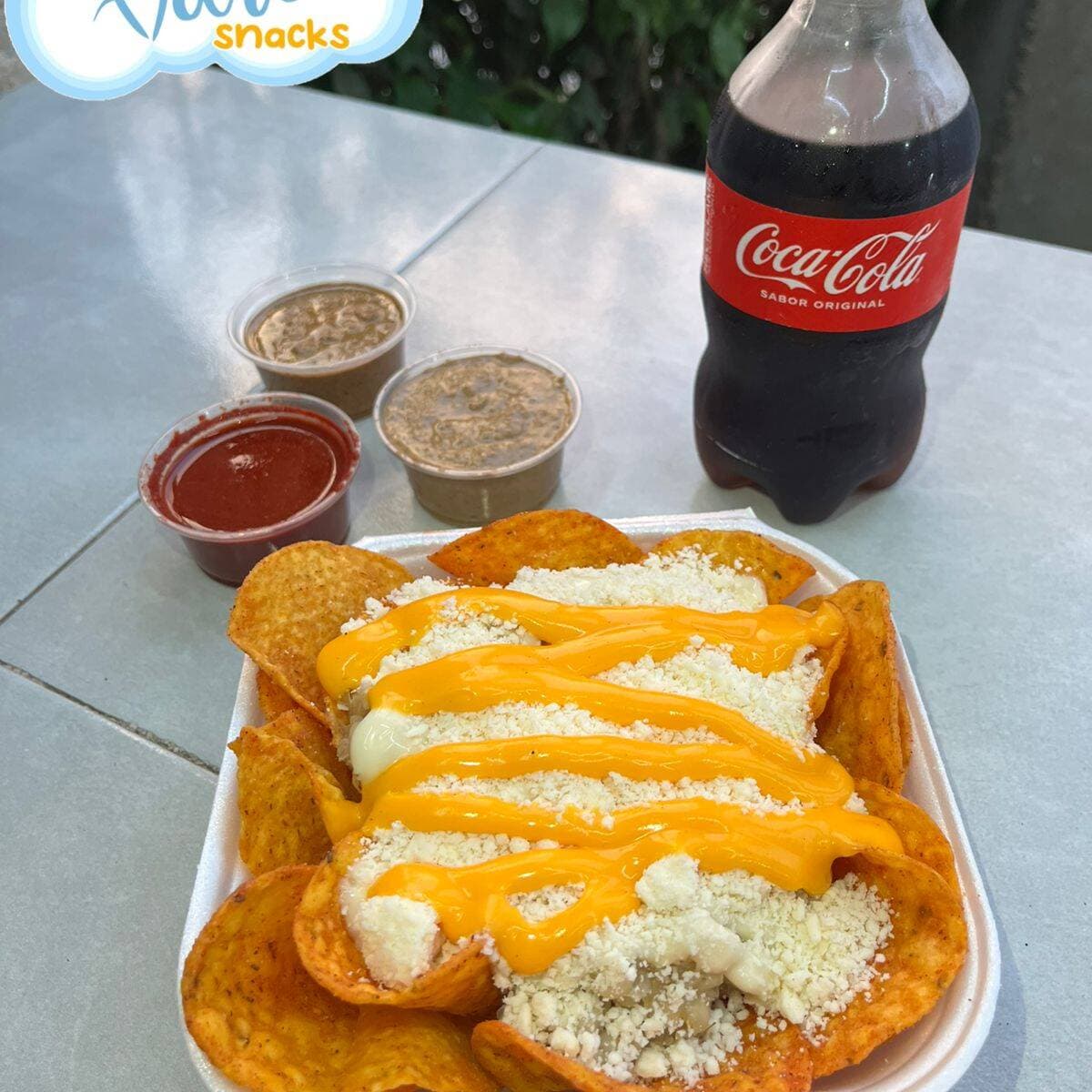Tostitroles+cocacola