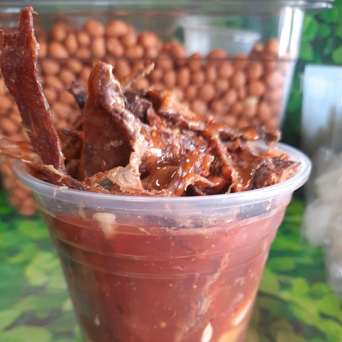 Vaso carne seca preparada chico