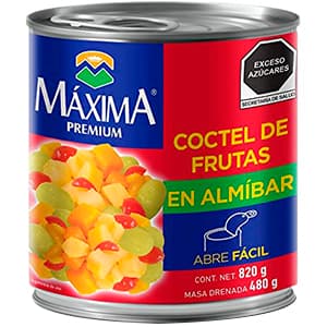 COCTEL DE FRUTA MAXIMA PREMIUM 820 G