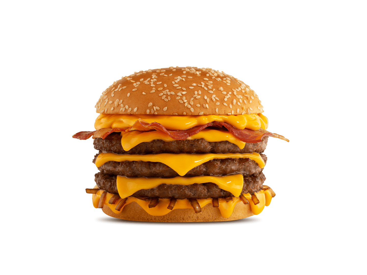 Grand Bacon Cheddar McMelt Triple
