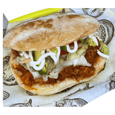 Torta de Pierna Enchilada Chica