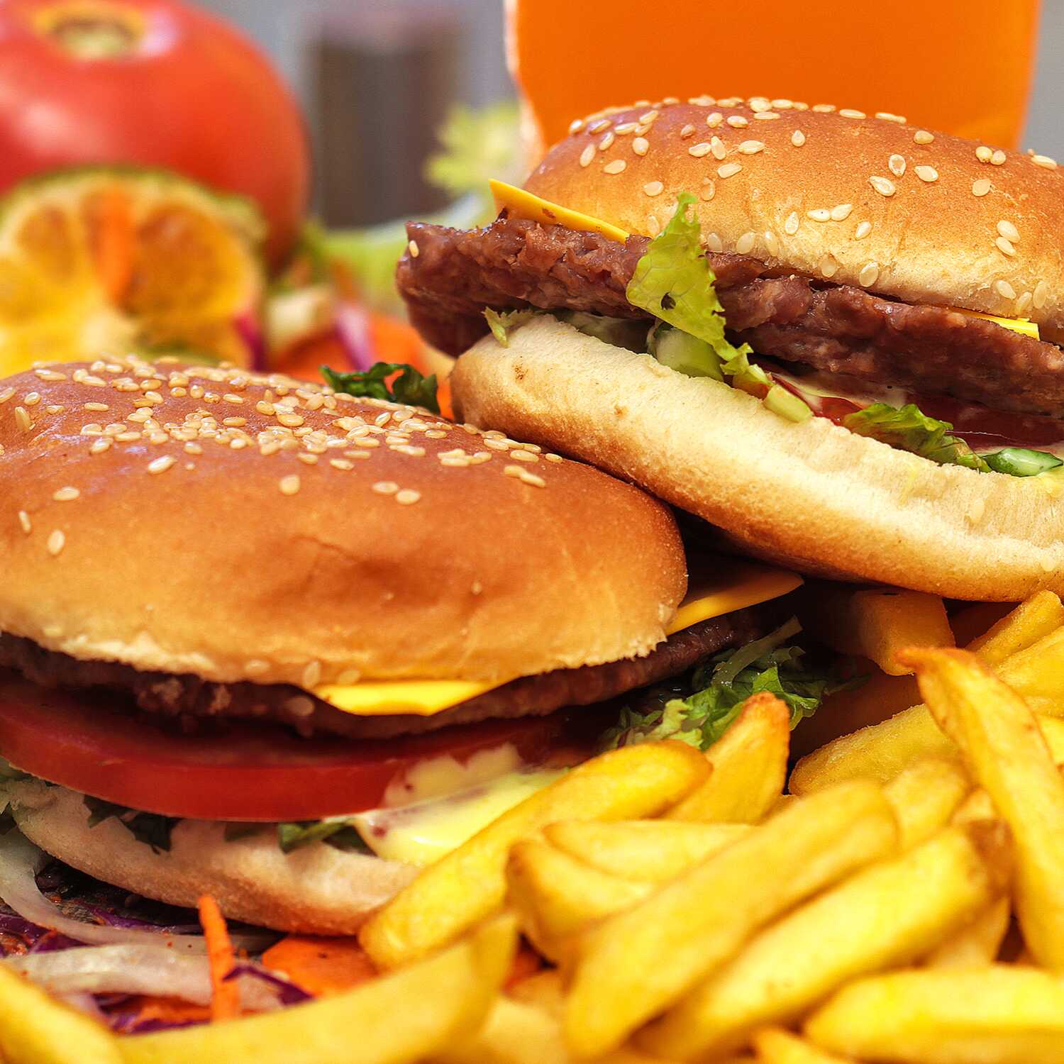 Combo 2 Hamburguesas con Queso 🍔🍔🥤🍟