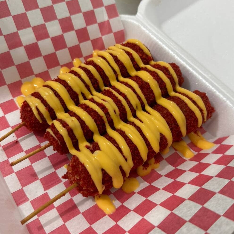 BANDERILLAS COREANAS FLAMIN HOT 3 PZ CON QUESO