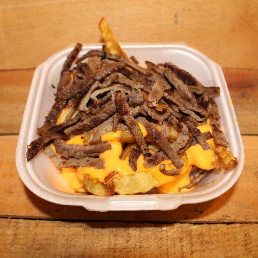 Papas Fritas con Bistec