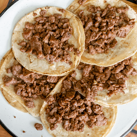5 Taquitos de Bistec