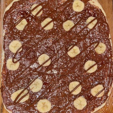 Pizza de nutella