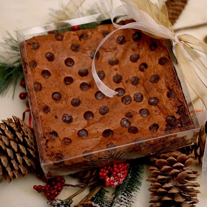 Caja de brownie