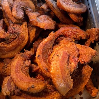 1/2 kilo de chicharron de papada