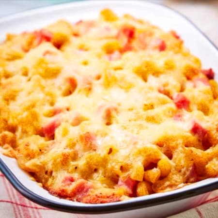 Macarrones Gratinados con Queso