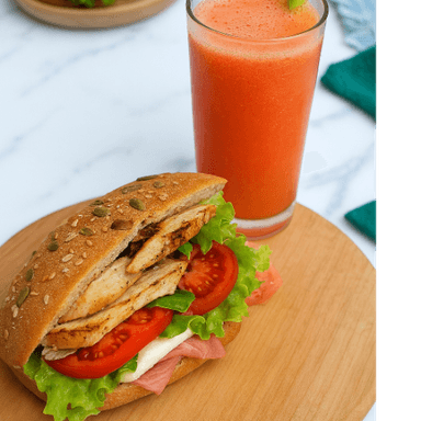 Combo Baguette Pollo con Jugo Natural