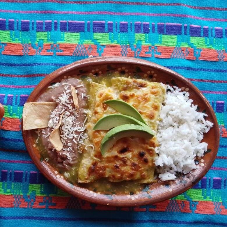 Enchiladas Suizas.