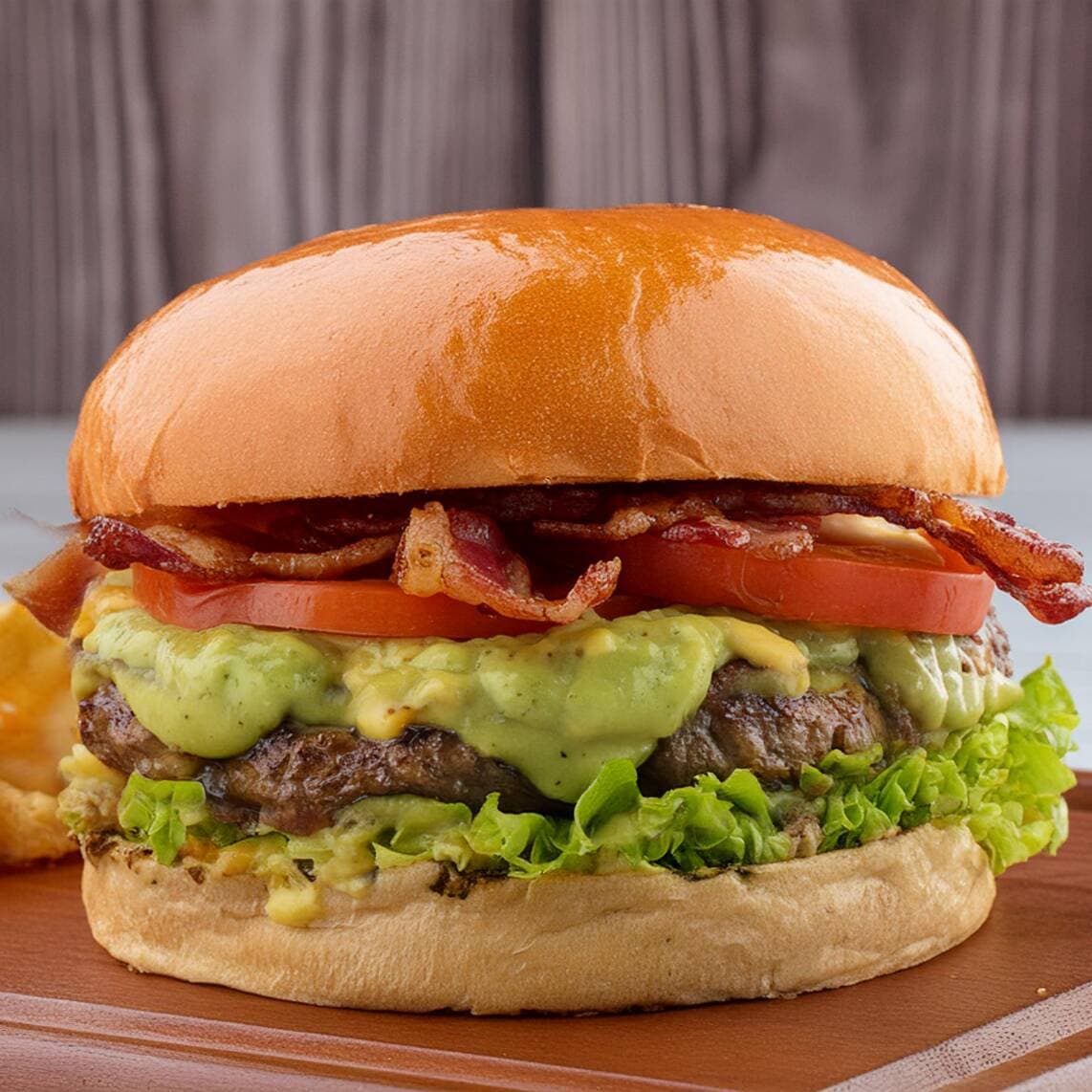 La Ponchoburguer(CON PAPAS)