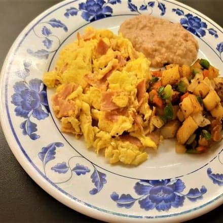 Huevos  con Jamón