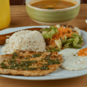 Menú Ejecutivo con Cerdo en Salsa Cantonesa