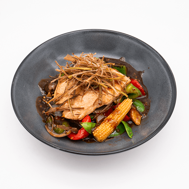 Salmón Teriyaki