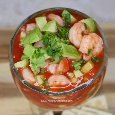 Coctel de camaron grande 500 ml (16 oz)