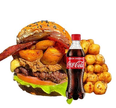 COMBO OIGA,MIRE,VEA+PAPAS+BEBIDA
