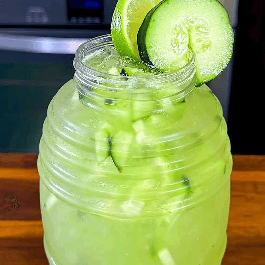 Agua Limon con Pepino