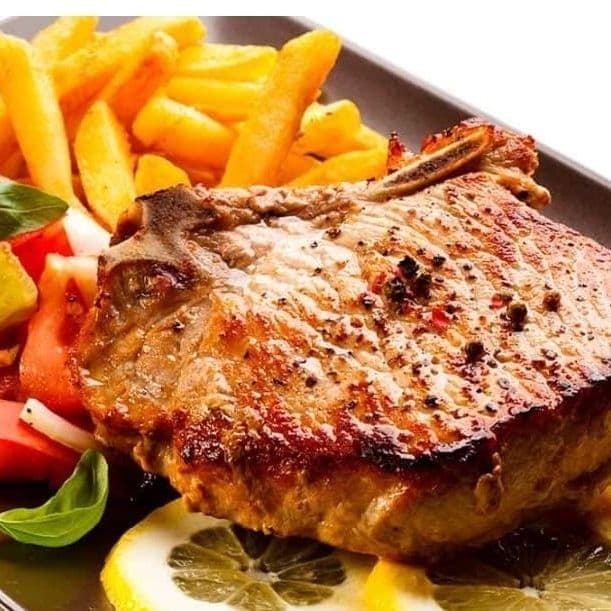 Loncha de cerdo asada