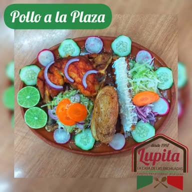 Pollo a la Plaza con Pierna y Muslo