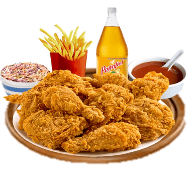 4 Piezas Pollo  Campero + Peñafiel 2L
