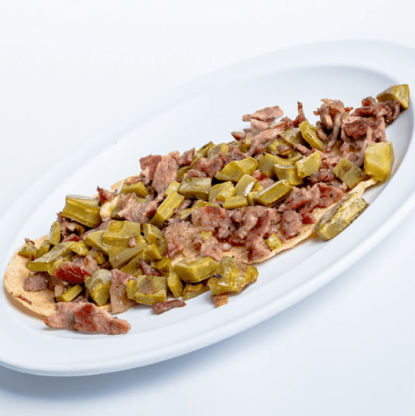 BISTEC C/NOPAL (2)TACOS 130grs