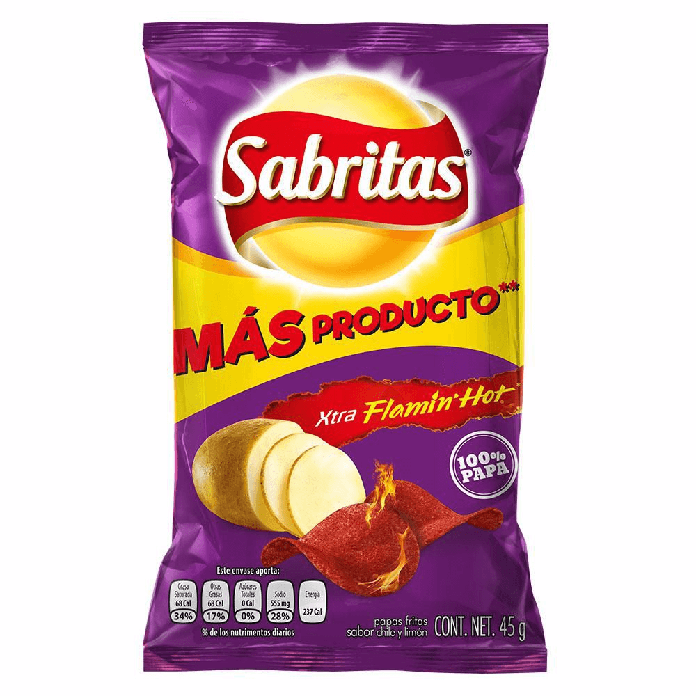 Sabritas Xtra Flaming Hot