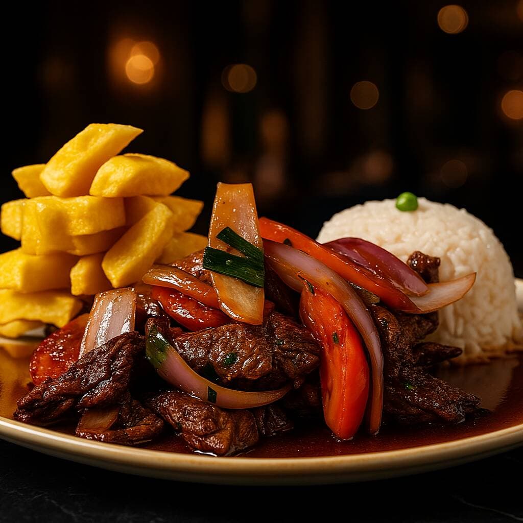 Lomo Saltado más PEPSI